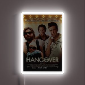 The Hangover Movie Poster RGB Neon Sign