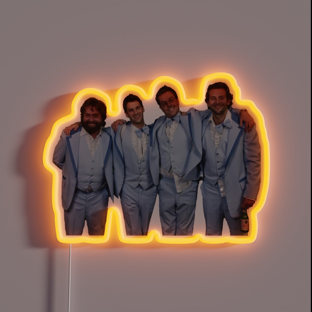 The Hangover Stu S Wedding RGB Neon Sign The Hangover Stu S Wedding RGB Neon Sign