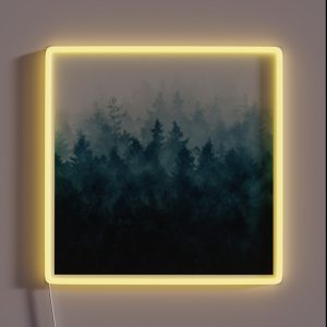 The Heart Of My Heart So Far From Home In A Misty Foggy Fall Wilderness Forest RGB Neon Sign The Heart Of My Heart So Far From Home In A Misty Foggy Fall Wilderness Forest RGB Neon Sign