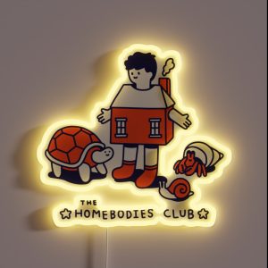 The Homebodies Club RGB Neon Sign