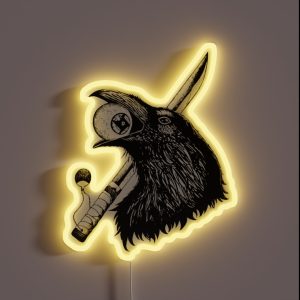 The Illusion Crow RGB Neon Sign
