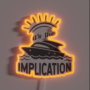 The Implication It S Always Sunny In Philadelphia RGB Neon Sign