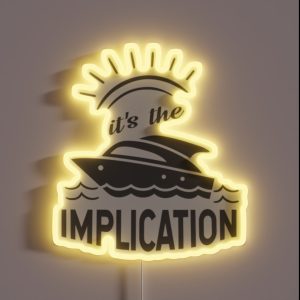 The Implication Its Always Sunny In Philadelphia RGB Neon Sign
