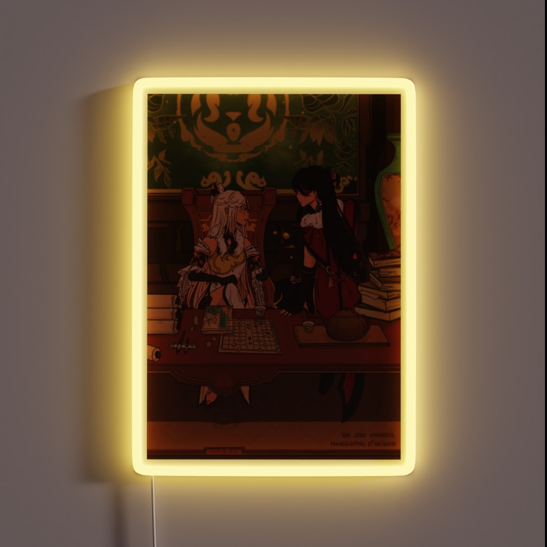 The Jade Chamber Ningguang Beidou RGB Neon Sign The Jade Chamber Ningguang Beidou RGB Neon Sign