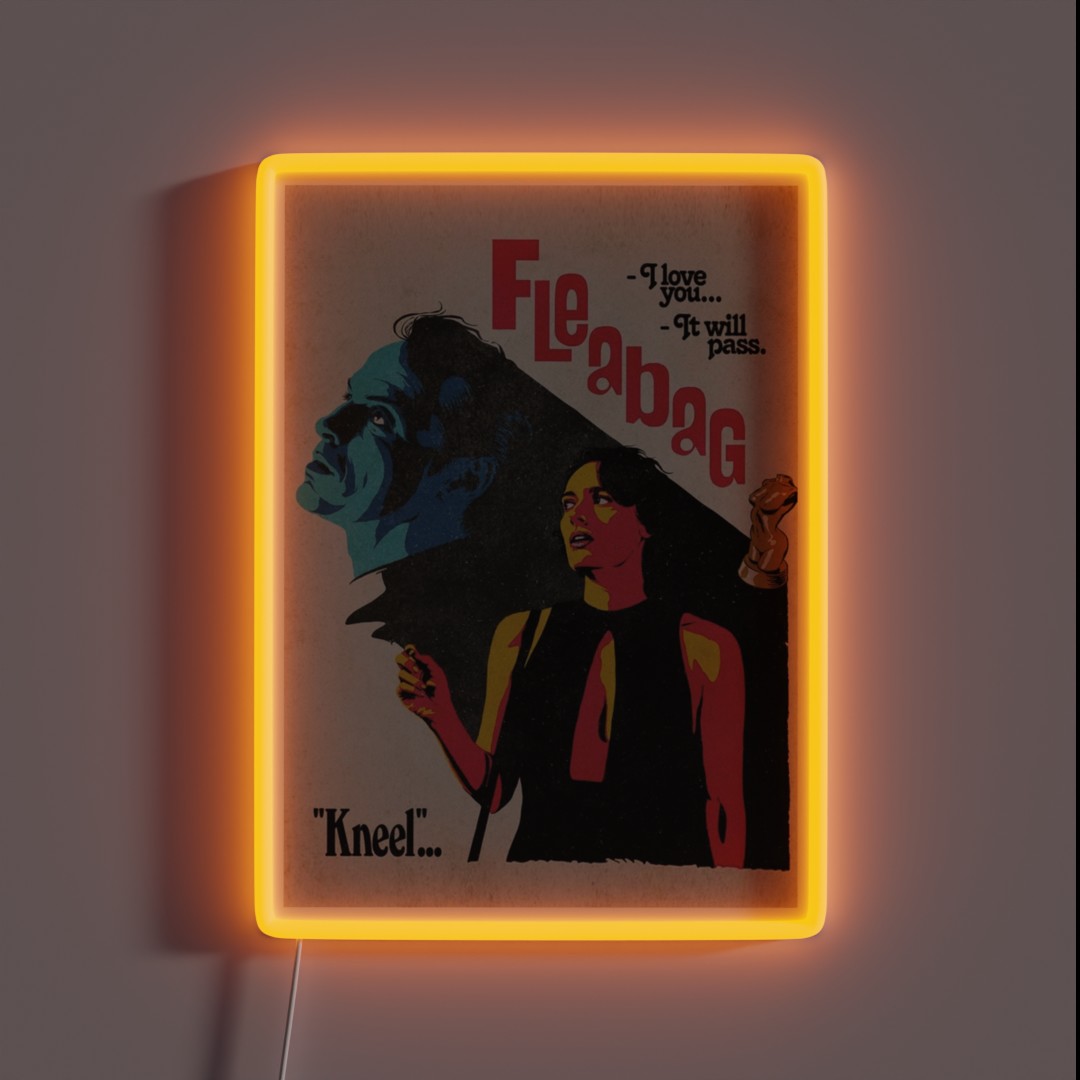 The Kneel Fleabag Movies Poster RGB Neon Sign The Kneel Fleabag Movies Poster RGB Neon Sign