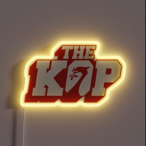 The Kop Liverpool FC Pattern RGB Neon Sign