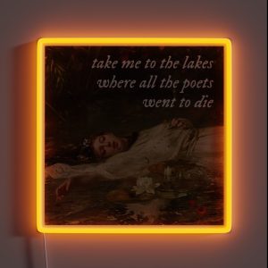 The Lakes Folklore Taylor Swift Lyrics RGB Neon Sign