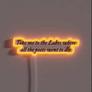 The Lakes RGB Neon Sign