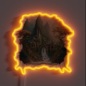 The Last Homely House Waterfall Fantasy RGB Neon Sign