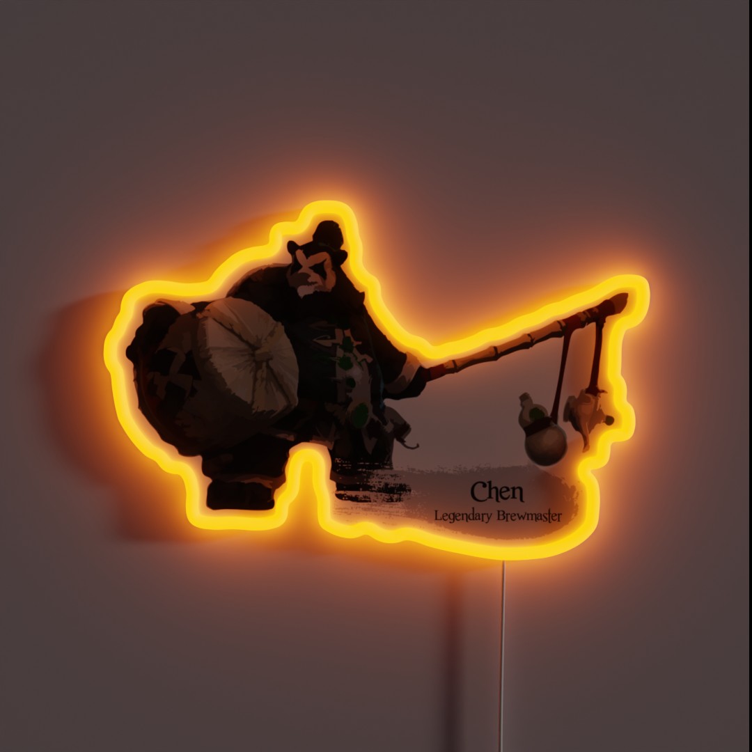 The Legendary Brewmaster RGB Neon Sign The Legendary Brewmaster RGB Neon Sign