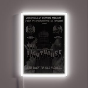 The Lighthouse Vintage Poster RGB Neon Sign
