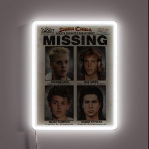 The Lost Boys Missing Flyer RGB Neon Sign