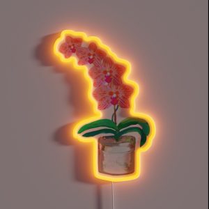 The Lovely Lovely Orchid Plant RGB Neon Sign The Lovely Lovely Orchid Plant RGB Neon Sign