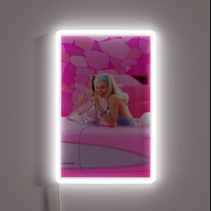 The Lovely Margot Robbie S Barbie RGB Neon Sign The Lovely Margot Robbie S Barbie RGB Neon Sign