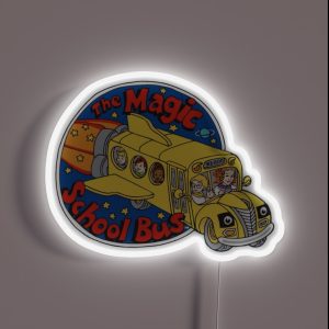 The Magic School Bus Logo RGB Neon Sign