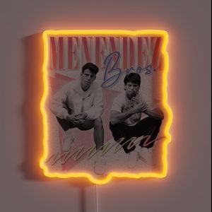 The Menendez Bros 90s True Crime Fan RGB Neon Sign