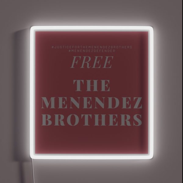 The Menendez Brothers RGB Neon Sign