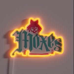 The Moxes Logo Cyberpunk Gang RGB Neon Sign