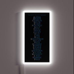 The NATO Phonetic Alphabet RGB Neon Sign The NATO Phonetic Alphabet RGB Neon Sign