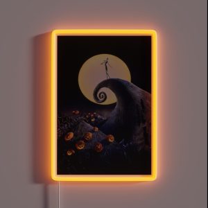 The Nightmare Before Christmas RGB Neon Sign