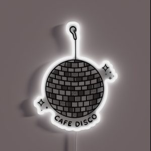 The Office Cafe Disco RGB Neon Sign
