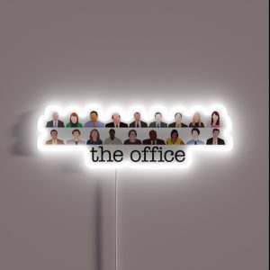 The Office Characters RGB Neon Sign The Office Characters RGB Neon Sign