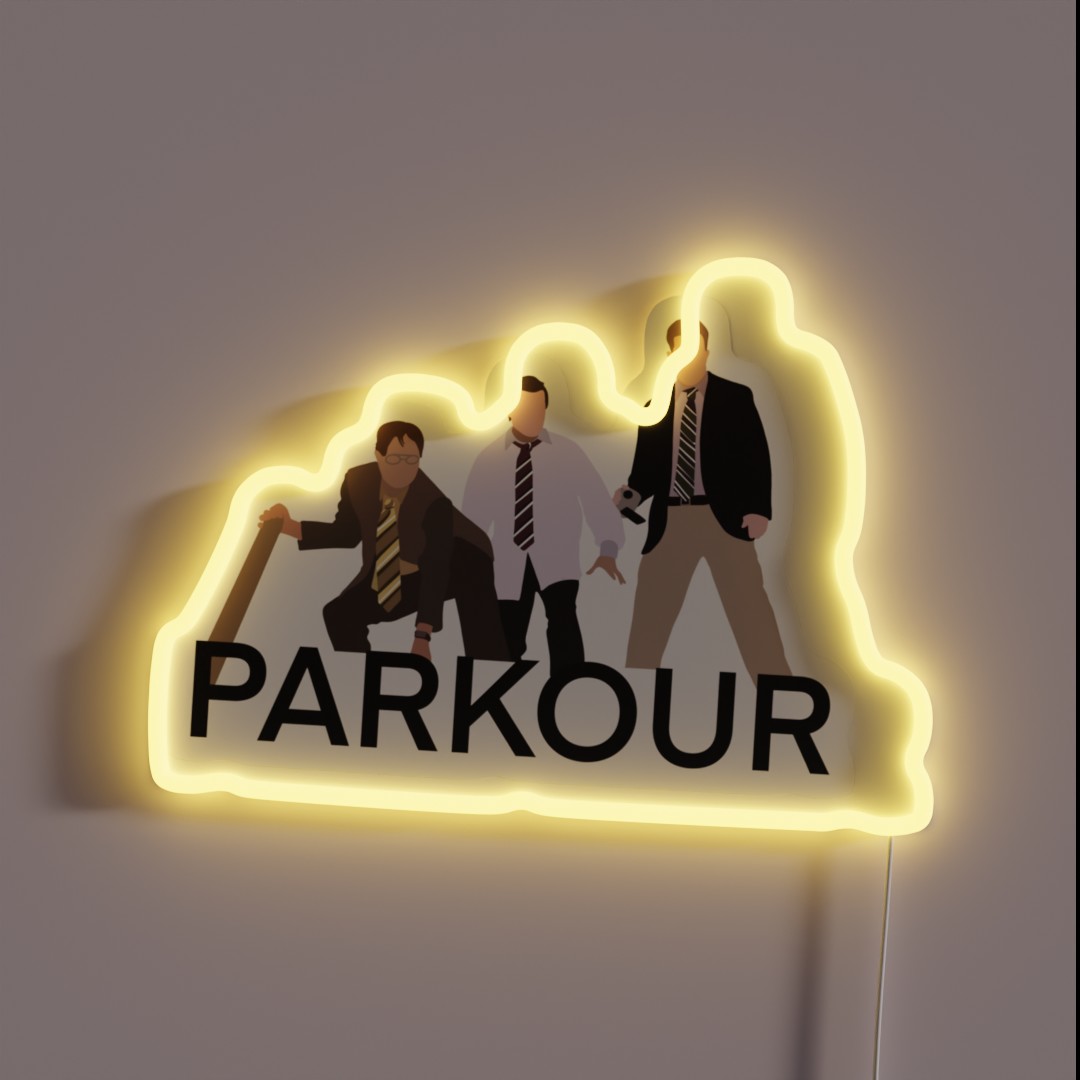 The Office Parkour RGB Neon Sign The Office Parkour RGB Neon Sign