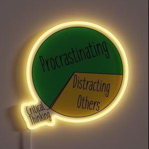 The Office Procrastination And Distracting Others RGB Neon Sign The Office Procrastination And Distracting Others RGB Neon Sign