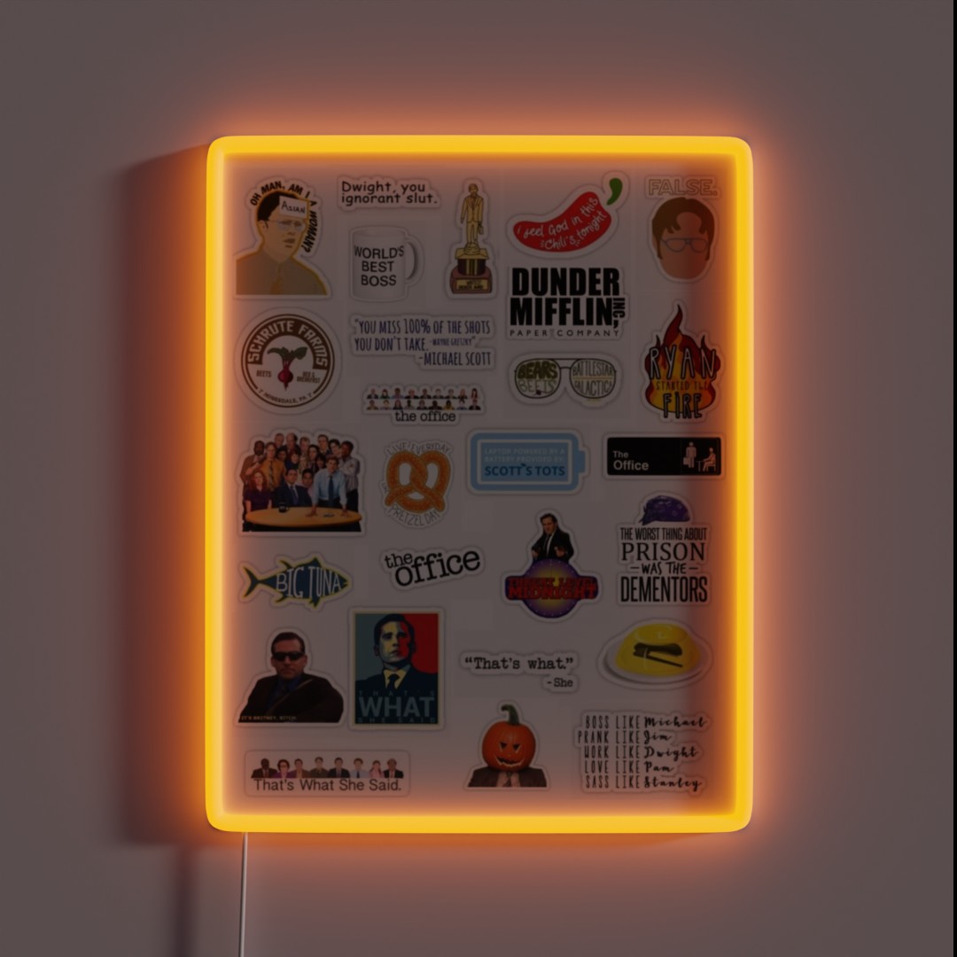 The Office Set 1 RGB Neon Sign The Office Set 1 RGB Neon Sign