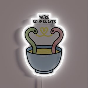 The Office Soup Snakes RGB Neon Sign