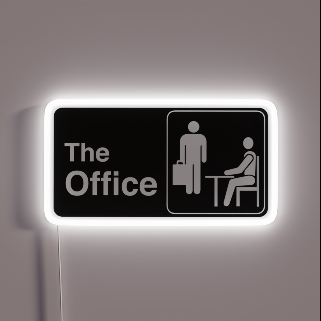 The Office TV Show Logo RGB Neon Sign The Office TV Show Logo RGB Neon Sign