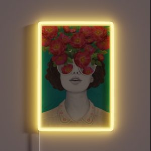 The Optimist Rose Tinted Glasses RGB Neon Sign