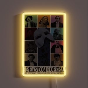 The Phantom Of The Opera 25th Anniversary Poster RGB Neon Sign