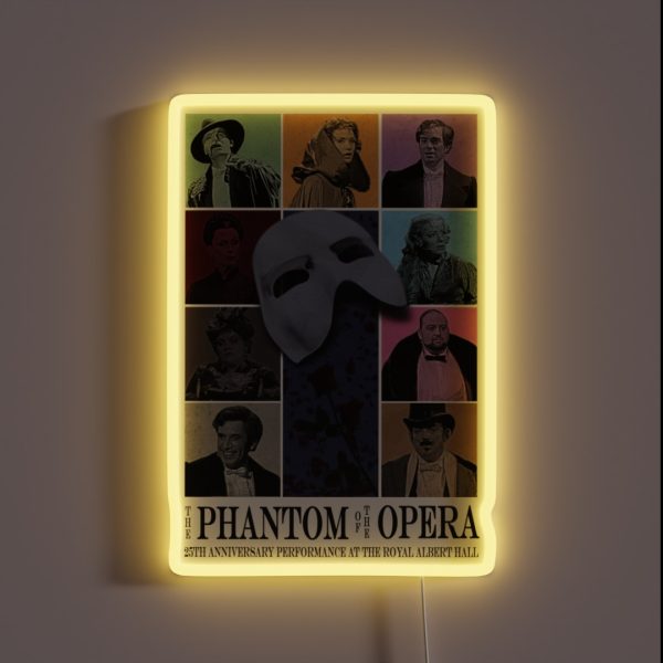 The Phantom Of The Opera 25th Anniversary RGB Neon Sign