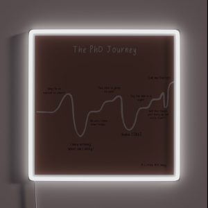 The Phd Journey RGB Neon Sign