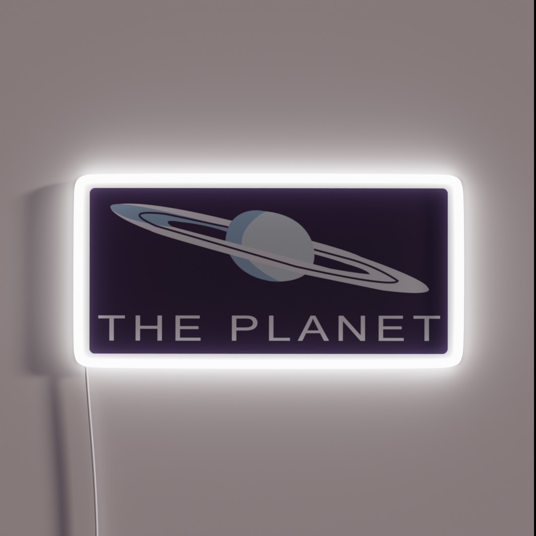 The Planet Purple RGB Neon Sign The Planet Purple RGB Neon Sign