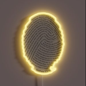 The Power Of The Sermon On The Mount RGB Neon Sign The Power Of The Sermon On The Mount RGB Neon Sign