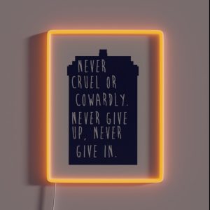 The Promise Of The Doctor RGB Neon Sign