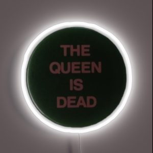 The Queen Is Dead The Smiths RGB Neon Sign The Queen Is Dead The Smiths RGB Neon Sign