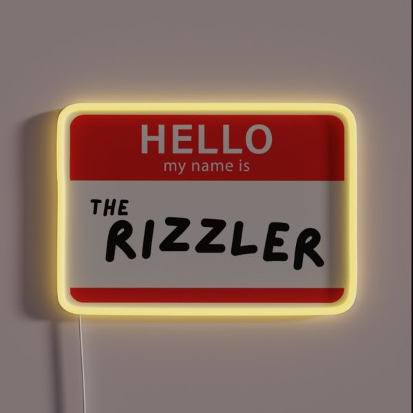 THE RIZZLER RGB Neon Sign