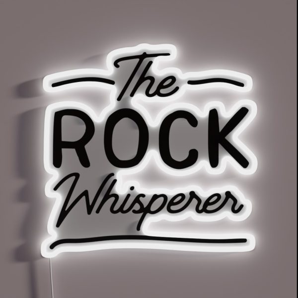 The Rock Whisperer RGB Neon Sign