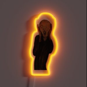 THE SCREAM RGB Neon Sign