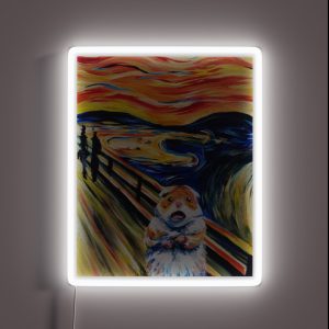 The Screaming Hamster RGB Neon Sign