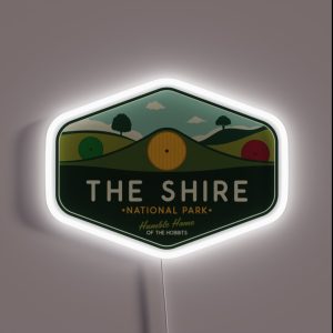 The Shire National Park Humble Home Of The Hobbits RGB Neon Sign