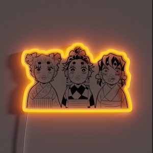 The Slayer Of Demons TRIO Funny RGB Neon Sign