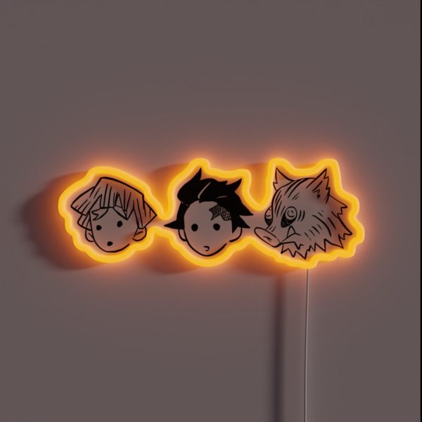 The Slayer Of Demons TRIO RGB Neon Sign