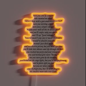 The Smallest Man Who Ever Lived RGB Neon Sign