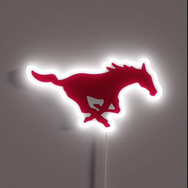 The SMU Mustangs RGB Neon Sign