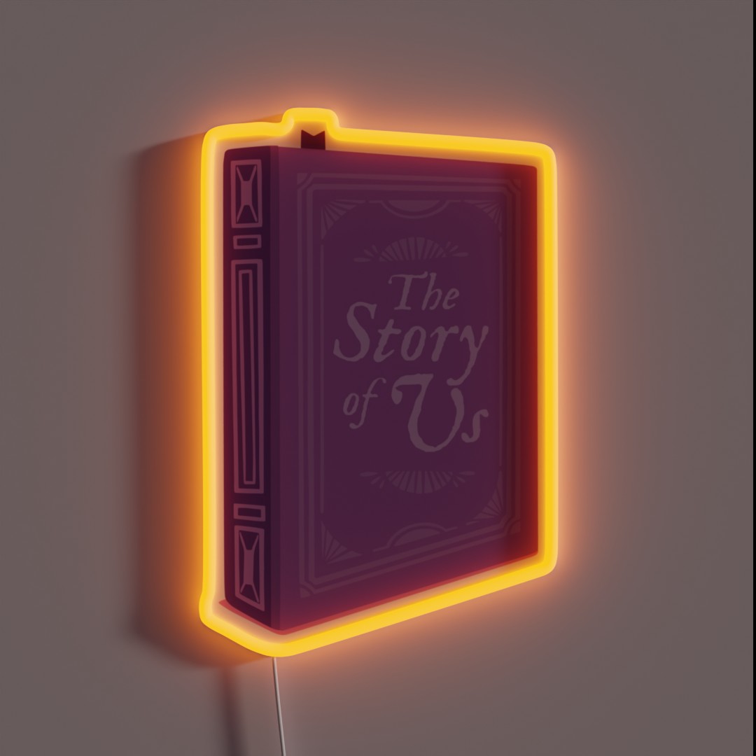 The Story Of Us TV RGB Neon Sign The Story Of Us TV RGB Neon Sign