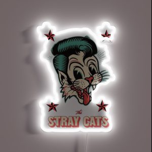 The Stray Cats RGB Neon Sign